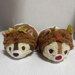 チップとデール ぬいぐるみ クリスマスつむつむ