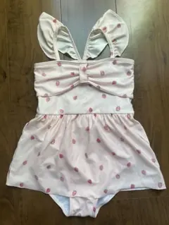 apres les cours いちご柄ワンピース水着 120cm