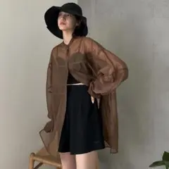 CLANE SWITCH SHEER SHIRTのサムネイル