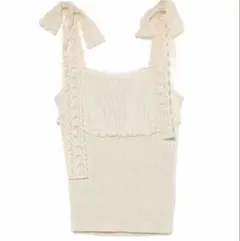 正規品 lil lace knit tops andmary - メルカリ