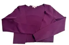 TOCCA 定番　ボレロ　カーディガン　パープル　M