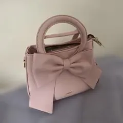 CHERUTY ハンドバッグ ピンク リボンモチーフ - メルカリ