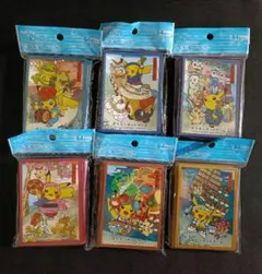 ポケモンセンタートウホクR お祭りごっこ デッキシールド 6種 おまけスリーブ付