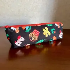 スリムなペンケース　ポップ　ハンドメイド　筆箱