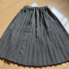 BeBe 千鳥格子 プリーツスカート 130