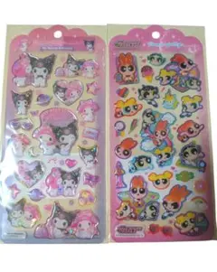 ドロップジェリーシール マイメロディ×クロミ・パワーパフガールズ 2点 正規品
