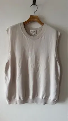 STILL BY HAND コットンニットベスト 48
