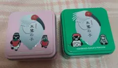 朱鷺の子 缶ケース 2個セット TOKINOKO×SUICA'S PENGUIN