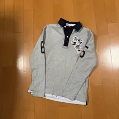TOMMY HILFIGER グレー ポロシャツ