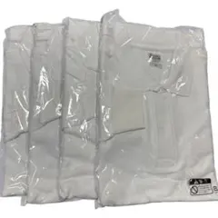 Printstar 長袖 ポロシャツ 白 Mサイズ 4枚セット 新品 未開封