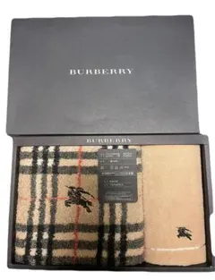 BURBERRYバーバリー　チェック柄　フェイスタオルセット　BB 9100
