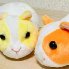 新品▼2つセット モルモットの仲間たち あるまど 動物園 ハムスター ぬいぐるみ