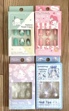 【新品正規品】ネイルチップ　サンリオ　セット　まとめ売りのサムネイル