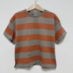 【新品未使用】Samansa Mos2 Lagom ボーダー Tシャツ 110のサムネイル