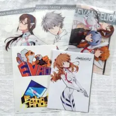 エヴァンゲリオン クリアファイル 特典ポスター ステッカー セット