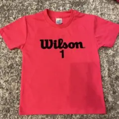 Wilson ピンク Tシャツ 120①のサムネイル