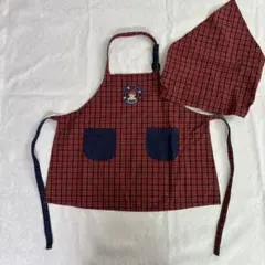 familiar エプロン Sサイズ　三角巾セットのサムネイル