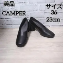 美品 【CAMPER】 カンペール （36） Upright パンプス ブラックのサムネイル