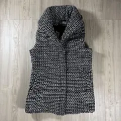 Pause Café blue label 新品タグ付き ツイード ロングベスト