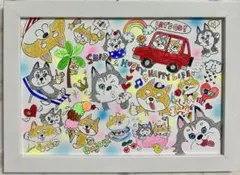 ハッピーシュガーライフ 鍵空とみやき 直筆サイン入り 複製原画