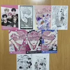 特典 9枚 타몬군 지금 어느쪽 メロンブックス イラストカード イラストペーパー