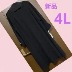 No.1579新品バックセンタープリーツ4Lワンピースのサムネイル
