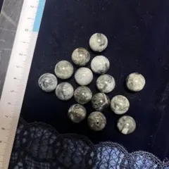 南アフリカ産イーグルアイ　丸玉一粒500円　直径14mm 15個　仕事運アップ