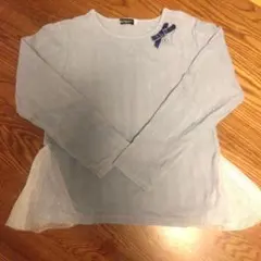 べべ　長袖トレーナー リボン付き　140