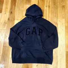 OLD GAP パーカー オールブラック Y2K 平成 XL　シティボーイ