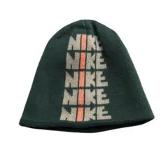 【00s】NIKE ビーニー　ニット帽　ゴツナイキ　vintage y2k