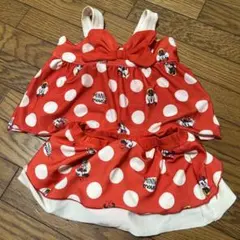 Disney ミニーマウス セパレート水着　110