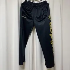 adidas NEO ジャージ パンツ ブラック ゴールド Ｓのサムネイル
