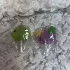 たまごっち カラフルキャンディチャーム　くちぱっち　ふらわっち　２個セット
