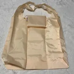 ✨新品未使用✨ナイロンエコバッグ ベージュ コンパクト収納 レディース