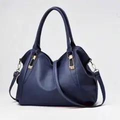 2way トートバッグ ショルダーバッグ ネイビー