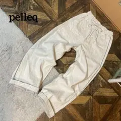 pelleq 生成り ワイドパンツ 日本製 - メルカリ