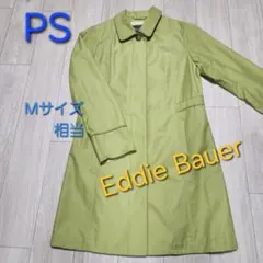 Eddie Bauer スプリングコート ステンカラーコート ライムグリーン　M