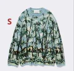 GU beautiful people グラフィックニットプルオーバー　S新品