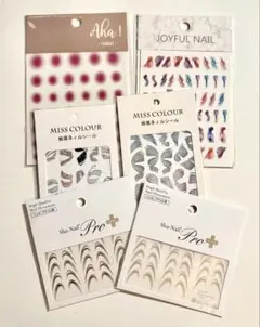 ネイルシール6枚セット