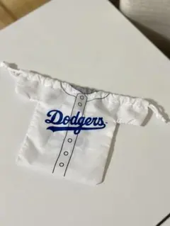 伊藤園 おーいお茶　ドジャース　MLBユニフォーム　ミニ巾着のサムネイル