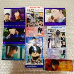 呪術廻戦 スクエア缶バッジ、ファミマ アクスタ、カード他（伏黒甚爾）