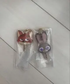 ズートピア アイスキャンディーチャーム　ニック ジュディ