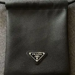 【限定入荷】PRADA レザー黒 巾着