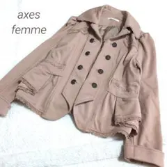 ✨️axes femme　アクシーズファム　レース刺繍　ショートコート　可愛い