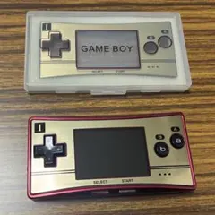 【美品】ゲームボーイミクロ 20周年記念モデル ファミコンバージョン