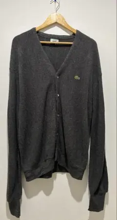 IZOD Lacoste ダークグレー カーディガン XL