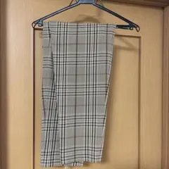 GU チェックパンツ