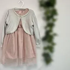 フォーマルワンピース サイズ110 ピンク　結婚式　￼発表会