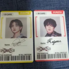THERAMPAGE アプグレ IDカード　吉野北人　川村壱馬