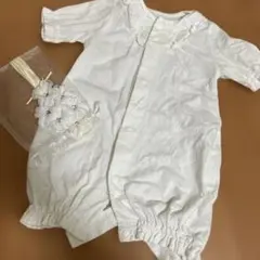 西松屋　新生児(50-60) セレモニードレス　花飾りセット